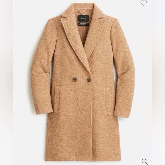 J Crew Daphne Italian Boiled Wool Topcoat Size 20 NWT - Picture 2 of 8